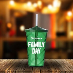 Copo PS Personalizado verde para empresas e eventos