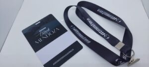 Credencial para eventos - Crachá + Cordão personalizados