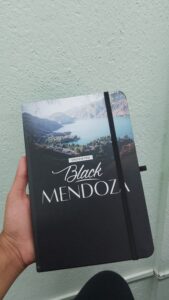 Caderneta tipo "moleskine" digital personalizado