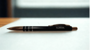 Caneta metálica personalizada - L'oreal