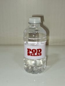 Garrafinha de água mineral personalizada - sense 240ml - podelas