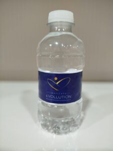 Garrafinha de água mineral personalizada - sense 240ml - Evolution