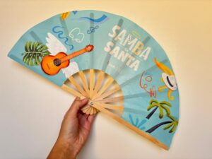 Leque impressão digital personalizado